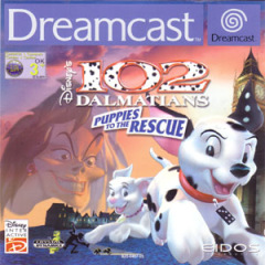 102 Dalmatians (Disney's): Puppies to the Rescue for the Sega Dreamcast Front Cover Box Scan