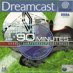 90 Minutes: Sega Championship Football for the Sega Dreamcast Front Cover Box Scan