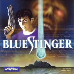Blue Stinger for the Sega Dreamcast Front Cover Box Scan