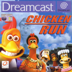 Chicken Run for the Sega Dreamcast Front Cover Box Scan