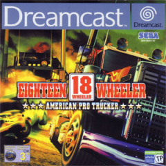 Eighteen Wheeler: American Pro Trucker for the Sega Dreamcast Front Cover Box Scan