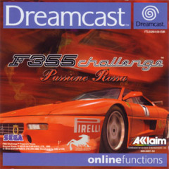 F355 Challenge: Passione Rossa for the Sega Dreamcast Front Cover Box Scan