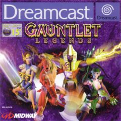 Gauntlet Legends for the Sega Dreamcast Front Cover Box Scan
