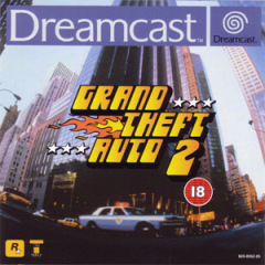 Grand Theft Auto 2 for the Sega Dreamcast Front Cover Box Scan