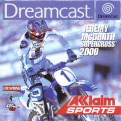 Jeremy McGrath Supercross 2000 for the Sega Dreamcast Front Cover Box Scan