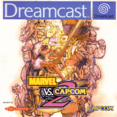 Marvel vs. Capcom 2: New Age of Heroes for the Sega Dreamcast Front Cover Box Scan