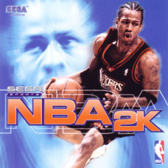 NBA 2K for the Sega Dreamcast Front Cover Box Scan