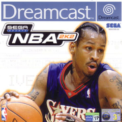 NBA 2K2 for the Sega Dreamcast Front Cover Box Scan
