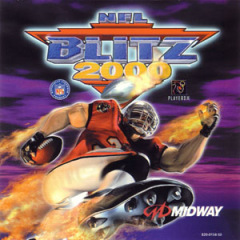 NFL Blitz 2000 for the Sega Dreamcast Front Cover Box Scan