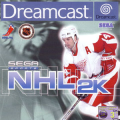 NHL 2K for the Sega Dreamcast Front Cover Box Scan
