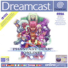 Phantasy Star Online for the Sega Dreamcast Front Cover Box Scan