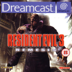 Resident Evil 3: Nemesis for the Sega Dreamcast Front Cover Box Scan