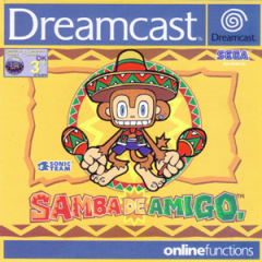 Samba De Amigo for the Sega Dreamcast Front Cover Box Scan