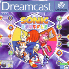 Sonic Shuffle for the Sega Dreamcast Front Cover Box Scan