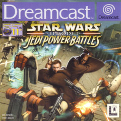 Star Wars: Episode I: Jedi Power Battles for the Sega Dreamcast Front Cover Box Scan