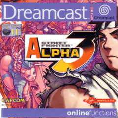Street Fighter Alpha III for the Sega Dreamcast Front Cover Box Scan
