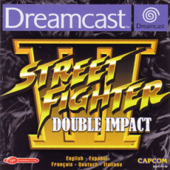 Street Fighter III: Double Impact for the Sega Dreamcast Front Cover Box Scan