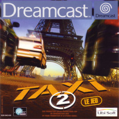 Taxi 2: Le Jeu for the Sega Dreamcast Front Cover Box Scan