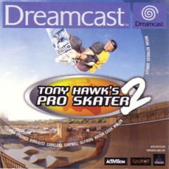Tony Hawk's Pro Skater 2 for the Sega Dreamcast Front Cover Box Scan