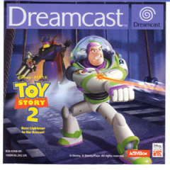 Toy Story 2: Buzz Lightyear to the Rescue! for the Sega Dreamcast Front Cover Box Scan