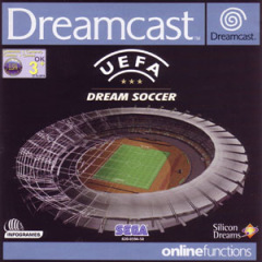UEFA Dream Soccer for the Sega Dreamcast Front Cover Box Scan