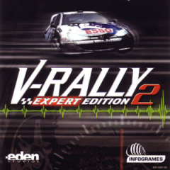 V-Rally 2: Expert Edition for the Sega Dreamcast Front Cover Box Scan