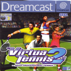 Virtua Tennis 2 for the Sega Dreamcast Front Cover Box Scan