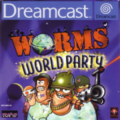 Worms World Party for the Sega Dreamcast Front Cover Box Scan