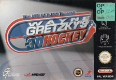 Wayne Gretzky's 3D Hockey for the Nintendo 64 Front Cover Box Scan