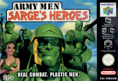 Army Men: Sarge's Heroes for the Nintendo 64 Front Cover Box Scan