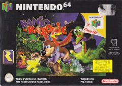 Banjo-Kazooie for the Nintendo 64 Front Cover Box Scan