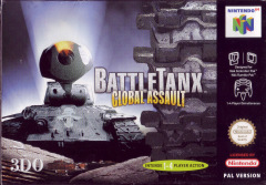 BattleTanx: Global Assault for the Nintendo 64 Front Cover Box Scan