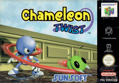 Chameleon Twist for the Nintendo 64 Front Cover Box Scan