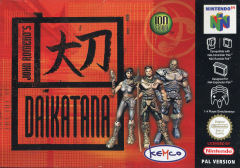Daikatana for the Nintendo 64 Front Cover Box Scan