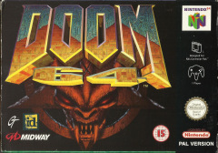 Doom 64 for the Nintendo 64 Front Cover Box Scan