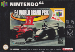 F-1 World Grand Prix II for the Nintendo 64 Front Cover Box Scan