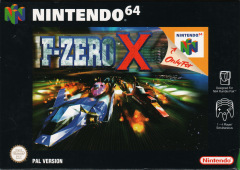 F-Zero X for the Nintendo 64 Front Cover Box Scan