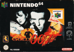 GoldenEye 007 for the Nintendo 64 Front Cover Box Scan