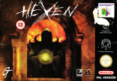 Hexen for the Nintendo 64 Front Cover Box Scan