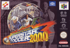 International Superstar Soccer 2000 for the Nintendo 64 Front Cover Box Scan