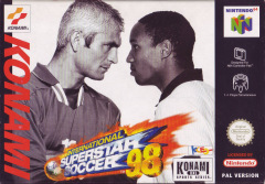 International Superstar Soccer 98 for the Nintendo 64 Front Cover Box Scan
