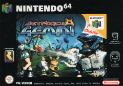 JetForce Gemini for the Nintendo 64 Front Cover Box Scan