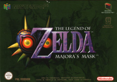 The Legend of Zelda: Majora's Mask for the Nintendo 64 Front Cover Box Scan