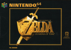 The Legend of Zelda: Ocarina of Time for the Nintendo 64 Front Cover Box Scan