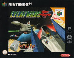 Lylat Wars for the Nintendo 64 Front Cover Box Scan