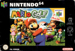 Mario Golf for the Nintendo 64 Front Cover Box Scan