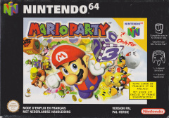 Mario Party for the Nintendo 64 Front Cover Box Scan