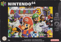 Mario Party 3 for the Nintendo 64 Front Cover Box Scan