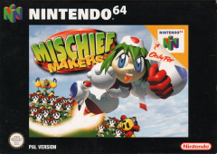 Mischief Makers for the Nintendo 64 Front Cover Box Scan