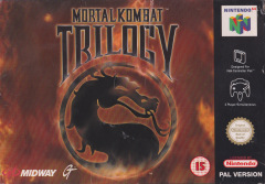 Mortal Kombat Trilogy for the Nintendo 64 Front Cover Box Scan